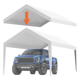 Carport Replacement Canopy Cover 10 x 20 ft, Garage Top Tent Shelter Tarp Heavy-Duty Waterproof & UV Protected, Easy Installation with Ball Bunge
